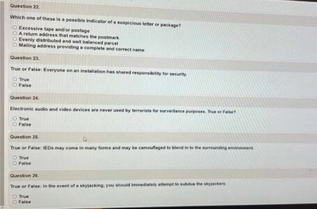Which One of These Is a Possible Indicator of a Suspicious Letter or Package?