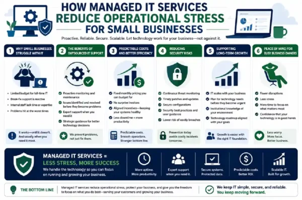 How Managed IT Services Reduce Operational Stress for Small Businesses